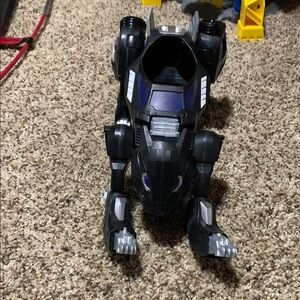 Black and Silver Robotic Dinosaur Toy